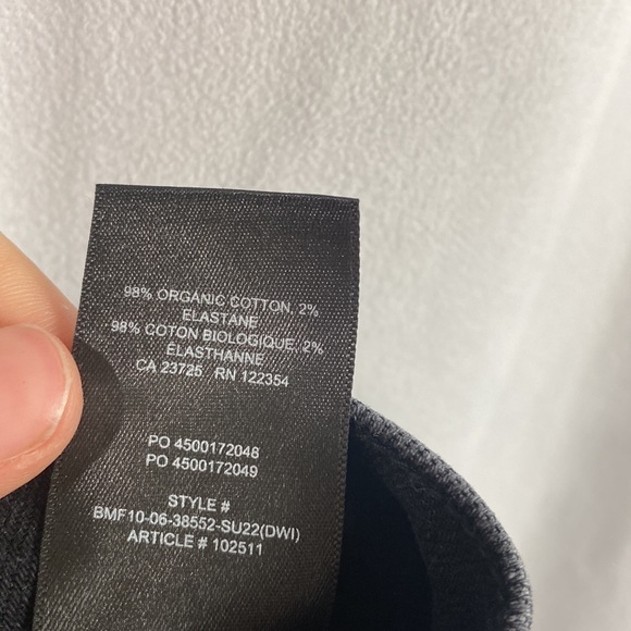 Denim Forum The Twiggy High Rise Flare 32L Jeans in Black - Size 24 - Picture 13 of 13